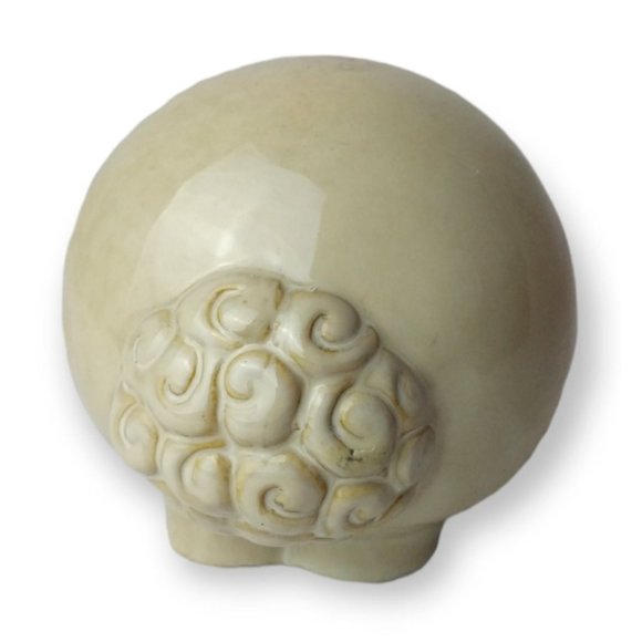 Shudehill Giftware Ceramic Sheep Lamb Decoration 4 inch (Whimsical Farmhouse) - Picture 6 of 7